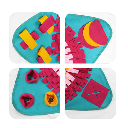 Hunde Intelligenzspielzeug, Schnüffelmatte Hund mit Griffen, Interaktives Slow Food, Beschäftigungsspielzeug für alle Hunde