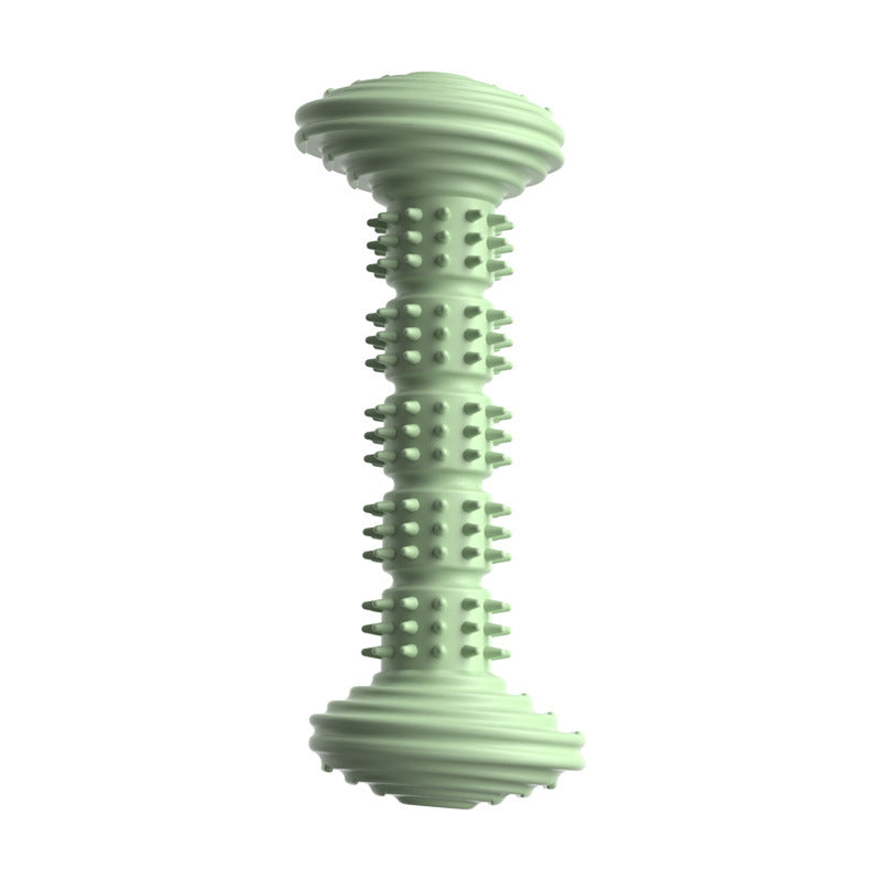 Hundespielzeug Unzerstörbar, TRP Barbell Hundekaustab, Kauspielzeug für Hunde, Saubere Zähne, Unterhaltung in drei Farben