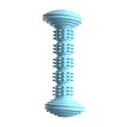 Hundespielzeug Unzerstörbar, TRP Barbell Hundekaustab, Kauspielzeug für Hunde, Saubere Zähne, Unterhaltung in drei Farben