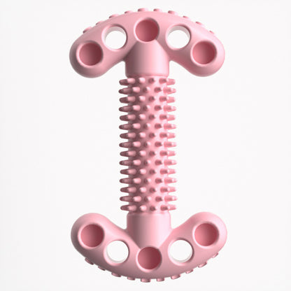 Unkaputtbares Hundespielzeug, Double T-Form Kauspielzeuge mit Weiche Dornen für Hunde, Robuste & leicht zu reinigen, Drei Farben