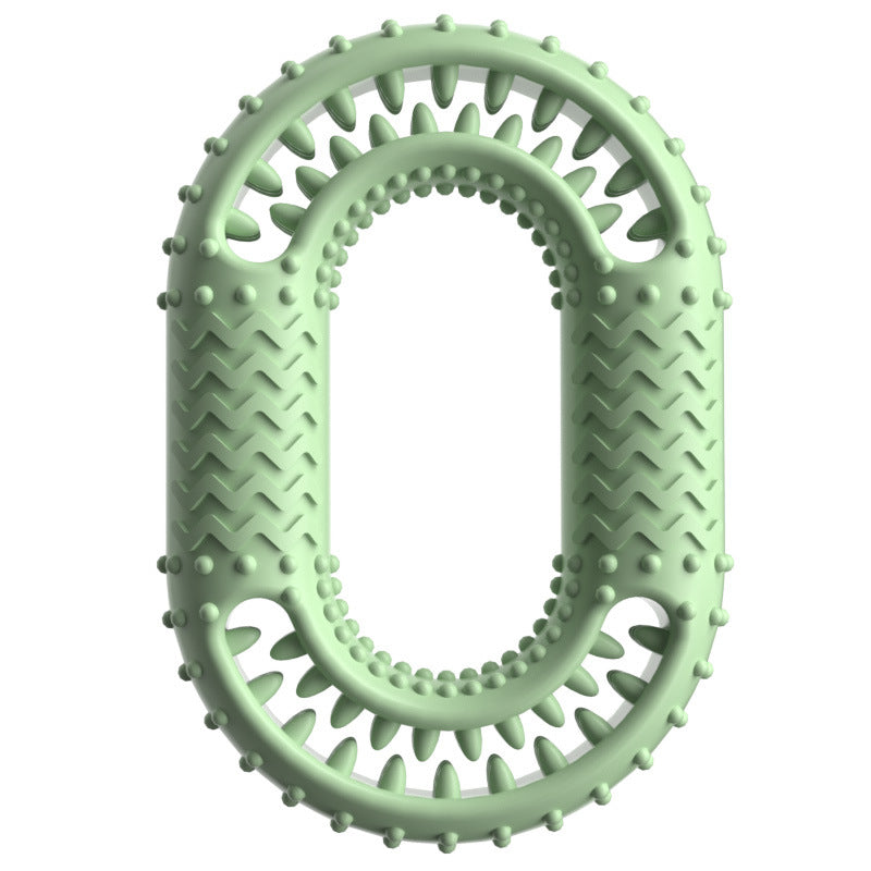 Hundespielzeug Unzerstörbar, TPR O-Ring Kauspielzeug für Hunde, Widerstandsfähig & Abriebsfest, Saubere Zähne, Drei Farben