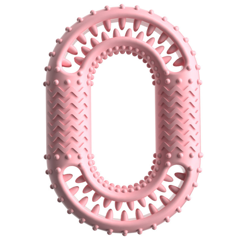 Hundespielzeug Unzerstörbar, TPR O-Ring Kauspielzeug für Hunde, Widerstandsfähig & Abriebsfest, Saubere Zähne, Drei Farben