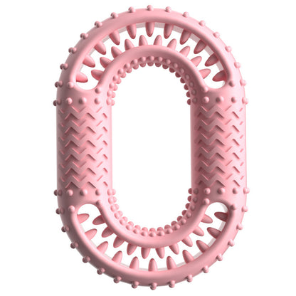 Hundespielzeug Unzerstörbar, TPR O-Ring Kauspielzeug für Hunde, Widerstandsfähig & Abriebsfest, Saubere Zähne, Drei Farben