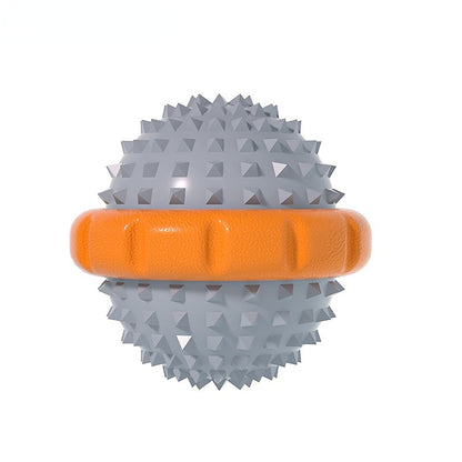 Hundespielzeug Unkaputtbar, TRP orange Hundeball mit Geräusch & Licht, langlebiges Welpenspielzeug, Zahnreinigung, Zwei Stile