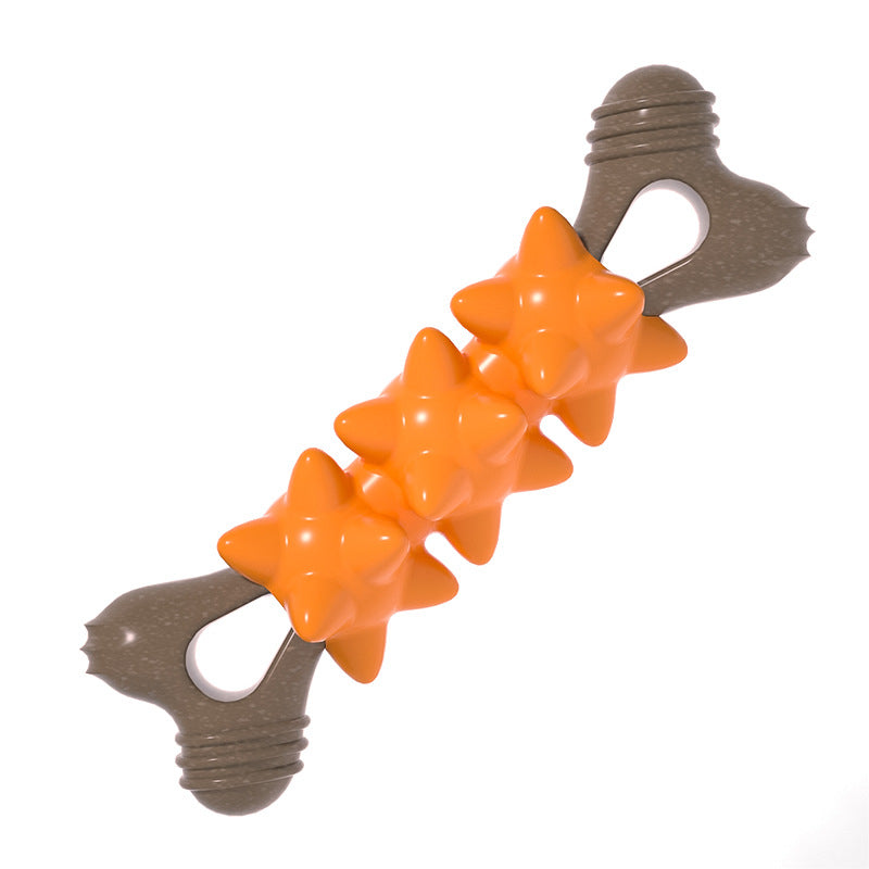 Kauknochen Hund, TRP Meteor-Knochen, PP & Holzfaser, Hundespielzeug Zahnpflege, Begleiten Sie Ihren Hund, Vier Farben