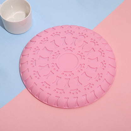 Hund Spielzeug, Hundefrisbee aus weichem Material, farbenfroher, Multifunktional Wasserspielzeug Hund, Drei Farben