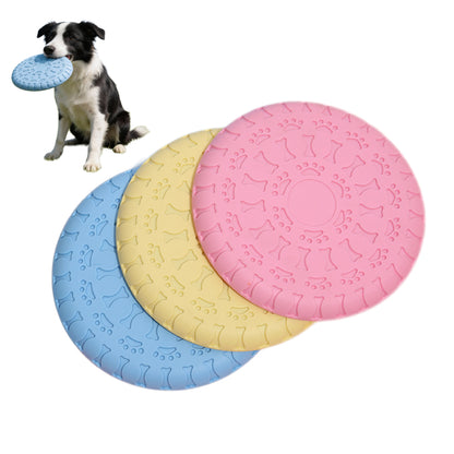 Hund Spielzeug, Hundefrisbee aus weichem TPR-Material, farbenfroher, Multifunktional Wasserspielzeug Hund, Drei Farben