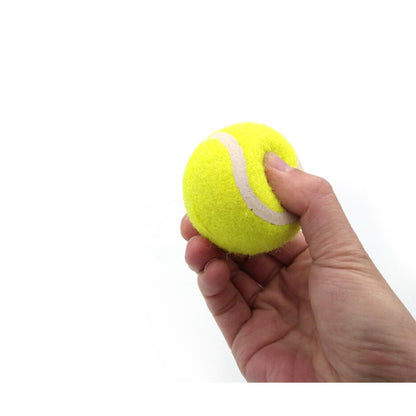 Hund Spielzeug, Interaktiver Grün Tennisballwerfer für Hunde aus ABS mit 2 Bällen, Praktisches Wurfspielzeug, Mit Umhängegurt