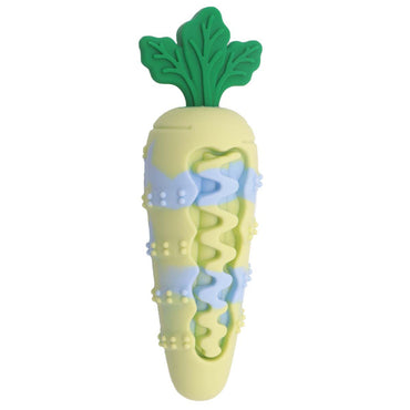 Unkaputtbares Hundespielzeug, Silikon-Karotte mit Quietsche für endlosen Spielspaß, langlebig & sicher, Drei Farben