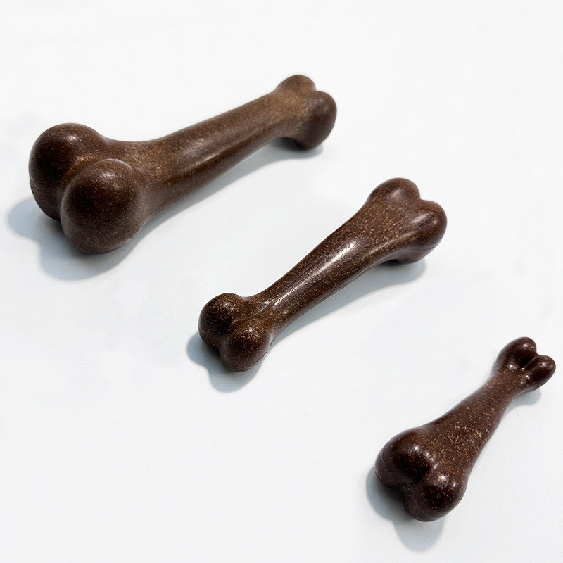 Kauknochen Hund, Braunes Kaubonbon für Hunde, Verfügbar in S, M, L, Pflegeleichtes & Langlebiges Material, Für alle Hunde