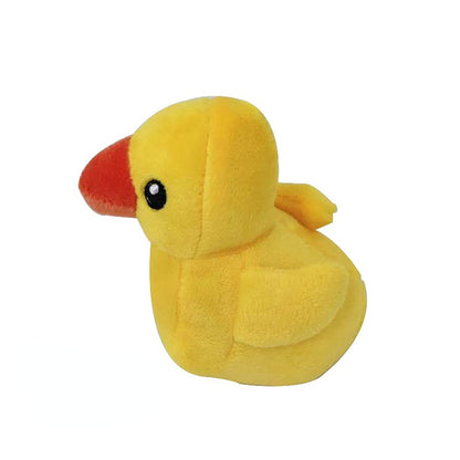 Kuscheltier für Hunde, Kleines Gelbes Entchen, Welpenspielzeug mit Quietscher, Perfekt kauspielzeug hund für das Spielen