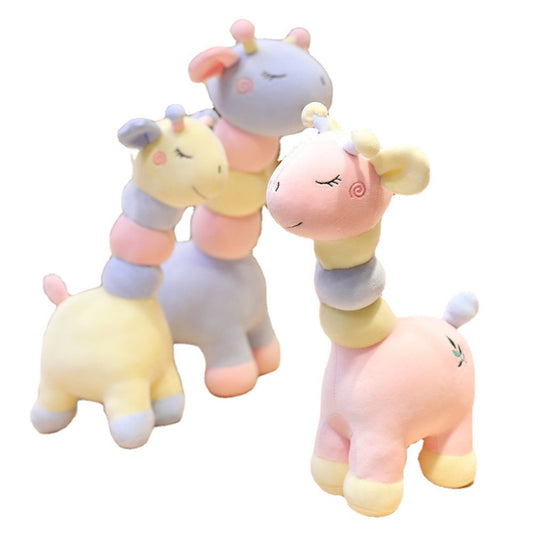 Kuscheltier für den Hund, Giraffe Spielzeug, Weiches und beruhigendes Plüschtier für Ihren vierbeinigen Freund, 3er-Set