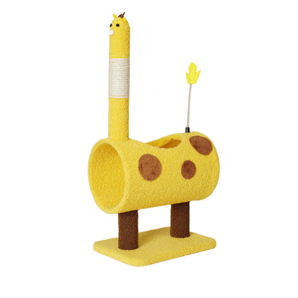 Kratzbaum außergewöhnlich im Tierdesign, Multifunktionale Katzen Spielstruktur, Katzenspielzeug für das Kratzen und Klettern – Bild 2