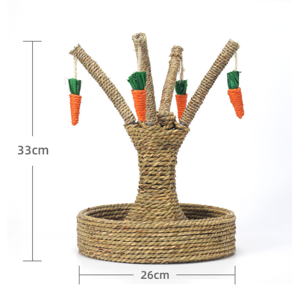 Kleine Kratzbaum, Baumstamm Kratzsäule für Katzen,  Kratzspielzeug für Katzen im Innenbereich, Naturfreundliches Material – Bild 4
