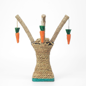 Kleine Kratzbaum, Baumstamm Kratzsäule für Katzen,  Kratzspielzeug für Katzen im Innenbereich, Naturfreundliches Material