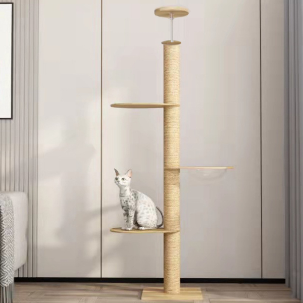 Katzen Baum, Katzen-Wandmöbel aus Hochwertigem Material, Kann einfach installiert werden, Für Wohnen Innen – Bild 2