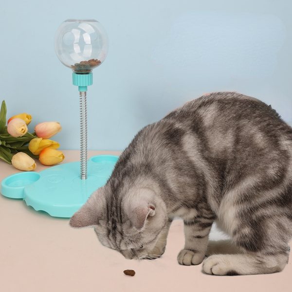 Katzen futterball, verfügt über stabilen Saugnapf, der schwingt um Futter auszugeben, Indoor-Spielzeug – Bild 2