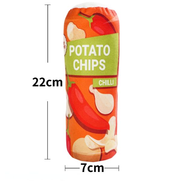 Katze Plüschtier Simulation Papier Sound Kartoffelchips, Kaupads lassen Katzen friedlich schlafen (1 Stück) – Bild 2