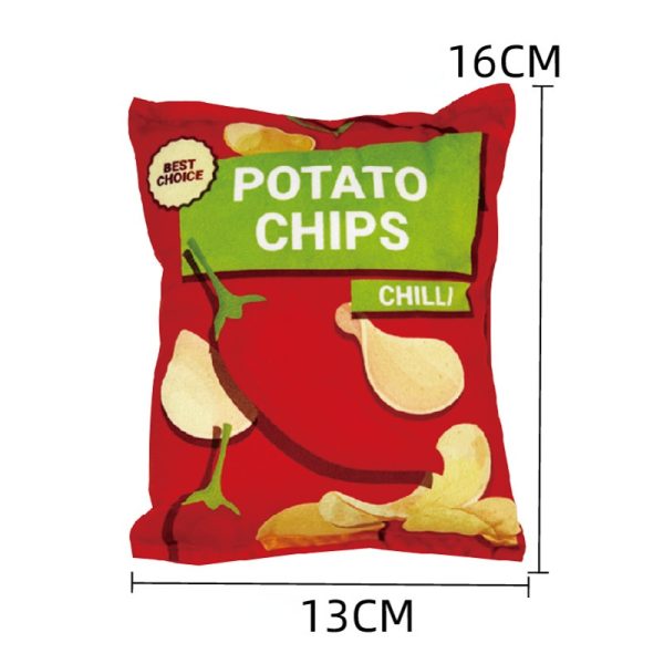 Katze Plüschtier Simulation Papier Sound Kartoffelchips, Kaupads lassen Katzen friedlich schlafen (1 Stück) – Bild 5