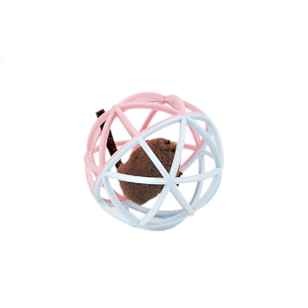 Katzenspielzeug ball macht Mausgeräusche, fängt, schnappt und beißt, heiß verkaufte interaktive Katzenprodukte (1 Stück) – Bild 4