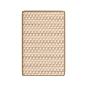 Kratzmatte, Sisal Katzen Kratzteppich, Schutz für Sofa vor Kratzern, Katzenkratzbrett mit Klettverschluss
