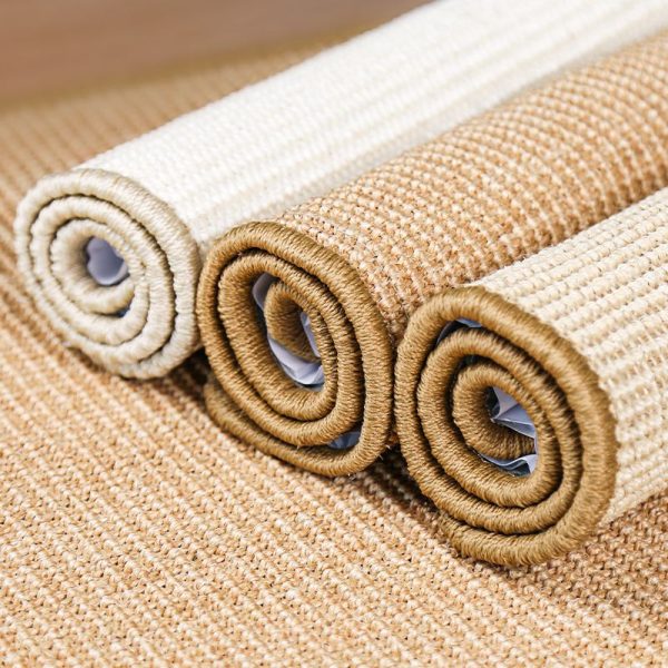 Katzen Kratzteppich, Kratzmatte für kleine Katzen, hochwertig aus Sisal gefertigt, ideal zum Krallenwetzen und Spielen – Bild 3