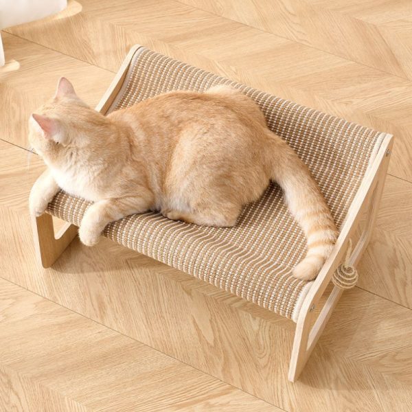 Katzen Kratzbrett, Sisal kratzmöbel für Indoor-Katzen als Möbelschutz, Verfügbar in Sofa, Liegestuhl und Bett Form – Bild 3