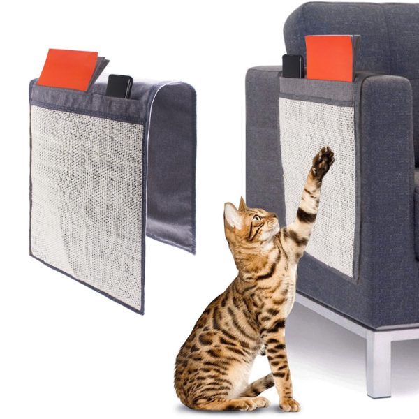 Kratzmatte für Katzen, natürliche Sisal-Oberfläche, vielseitig einsetzbar als Sofa-Schutzmatte, Langlebige Haushaltsgegenstände – Bild 2