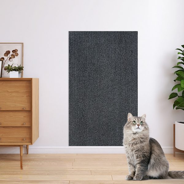 Katzen Kratzpappe, An der Wand montierte Kratzmatte, mehrere Farben, die ausgeschnitten und eingefügt werden können – Bild 6