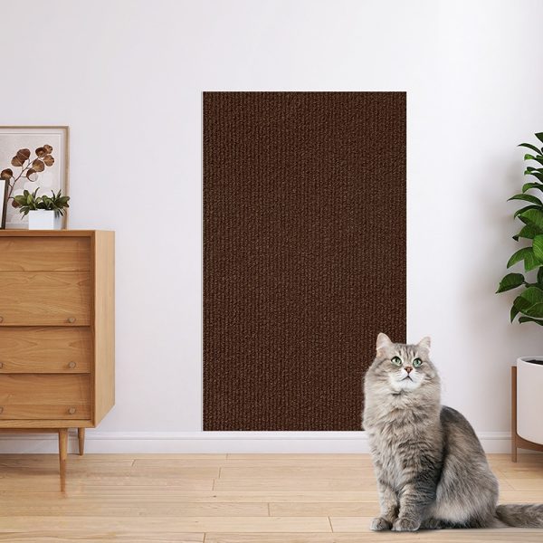 Katzen Kratzpappe, An der Wand montierte Kratzmatte, mehrere Farben, die ausgeschnitten und eingefügt werden können – Bild 4