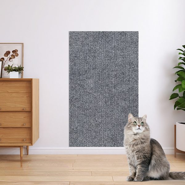 Katzen Kratzpappe, An der Wand montierte Kratzmatte, mehrere Farben, die ausgeschnitten und eingefügt werden können – Bild 5