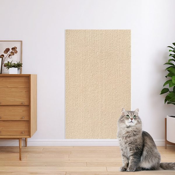Katzen Kratzpappe, An der Wand montierte Kratzmatte, mehrere Farben, die ausgeschnitten und eingefügt werden können – Bild 2