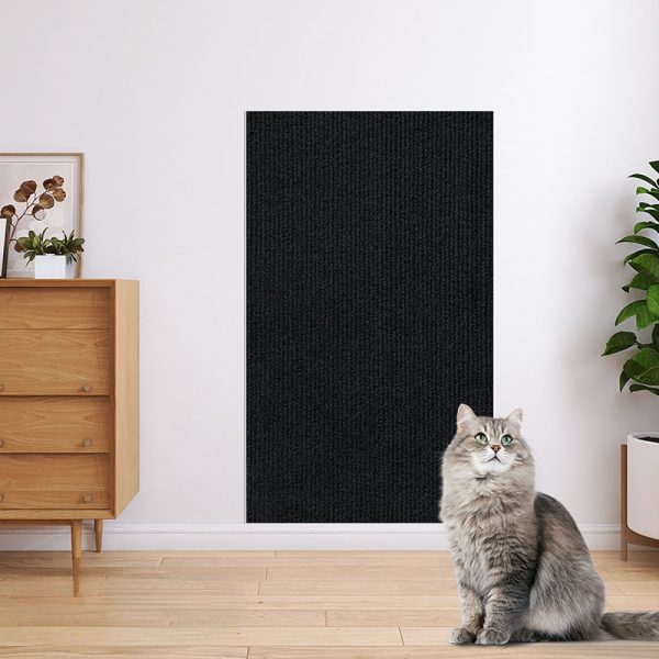 Katzen Kratzpappe, An der Wand montierte Kratzmatte, mehrere Farben, die ausgeschnitten und eingefügt werden können – Bild 3