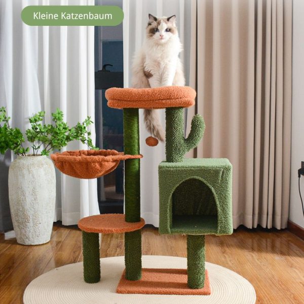 Katzen Baum, Katzenbaum im Kaktus-Design mit Mehreren Plattformen, für Katzen zur Vermeidung von Langeweile – Bild 3