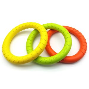 Frisbee Hund Spielzeug, langlebiger interaktiver Ziehring, macht Spaß und putzt die Zähne, Geeignet für große Hunde