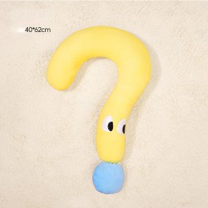 Plüsch Hundespielzeug, Fragezeichen Kissen für Hunde, Drei Farben und zwei Größen, Perfekt für alle Hunde zum Ausruhen