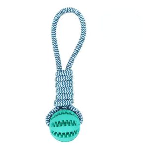 Hund ball mit Seil, Gummi ball für Hunde, Mehrere Farben, Kauspielzeug für Spaß Hand-Pull-Ball-Interaktion