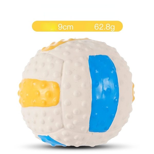 Hundespielzeug Ball, Flexibler und elastischer Hundeball aus Latex mit Quietschfunktion, viele Stile zur Auswahl – Bild 5