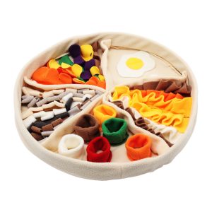 Spielzeug Hund, Schnüffeldecke für Hunde, pizza design Intelligenz interaktives Futterspielzeug, gegen Langeweile und Angst