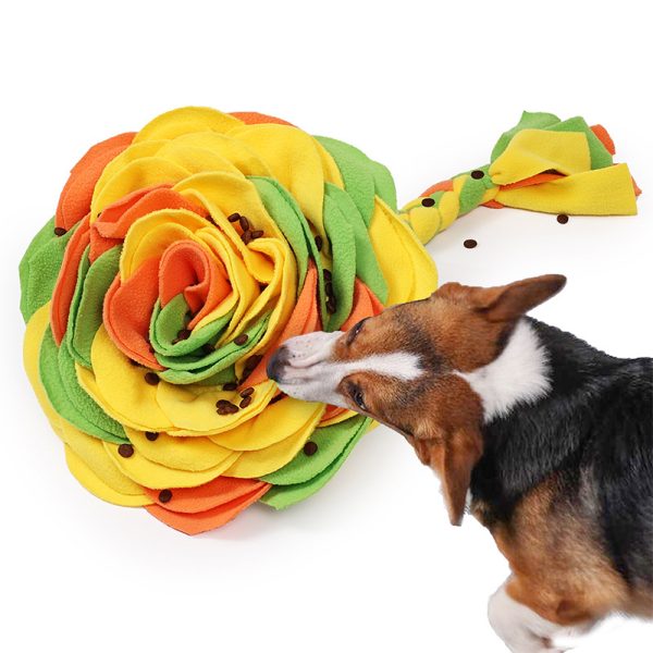 Spielzeug Hund, Schnüffelspielzeug Hund, Rosenfalten, Futterspielzeug für langsames Essen, zur Energieverbrauch (1 Stück) – Bild 3