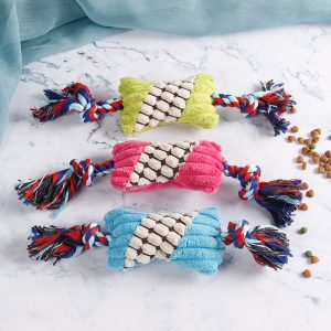 Hund Kuscheltiere, Drei Farben Handgemachtes Hundespielzeug aus hochwertigem Material, ideal für das Spielen und Kuscheln