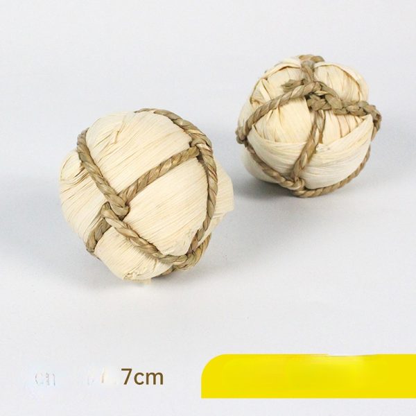 Kaninchen Spielzeug, Wasserpflanzenspielzeug, Knabberspielzeug für Kaninchen, Ideal zum Kauen und Spielen – Bild 3