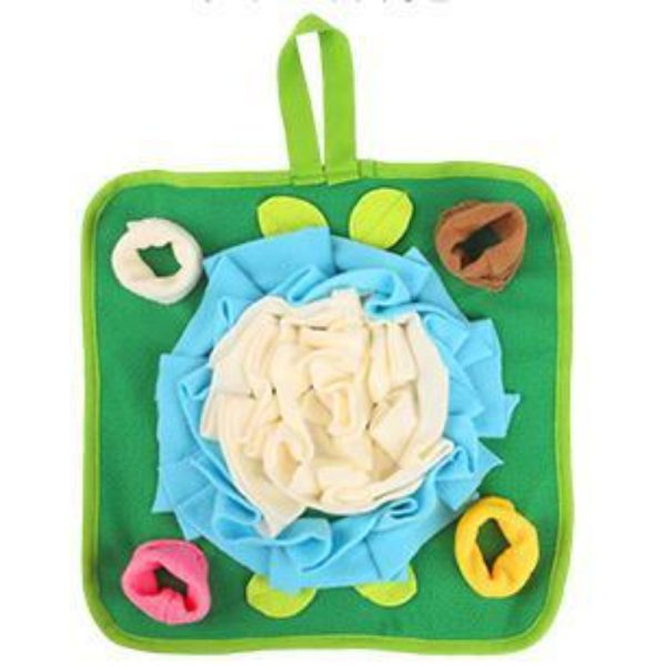Kaninchen Spielzeug, Vier Farben Schnüffelteppich für Kaninchen, Meerschweinchen & Hamster, Futterspielzeug für Kleintiere – Bild 5
