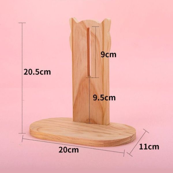 Hamster Spielzeug, Hamsterrad Ständer, Robuste Ständer aus Metall, Holz oder Acryl, Perfekt für aktive Hamster (1 Stück) – Bild 3