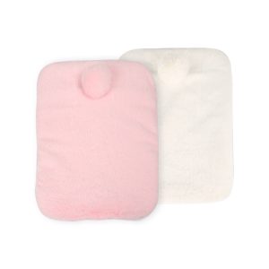 Kaninchen Spielzeug, Gemütliches PlüschMatte in Weiß & Rosa, Meerschweinchen Hamster geeignet, Entspannen Ruhen