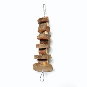 Meerschweinchen Spielzeug, Apfelbaumholz Kauspielzeug für Meerschweinchen, Hamster und Kleinnager, 20 cm lange Spielzeuge für gesunde Zähne