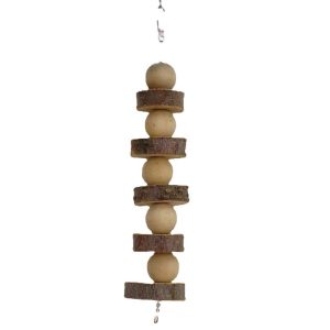 Kaninchen Spielzeug, Apfelbaum Kau-Spielzeug für Kaninchen, Zahnpflege und Unterhaltung in einem, Sicheres Material