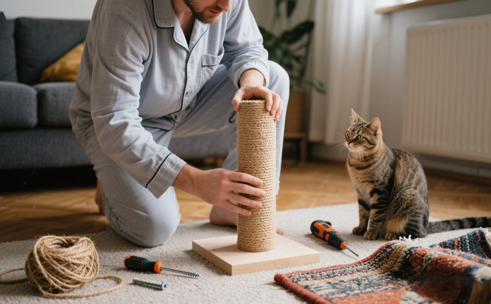 Kratzbaum selber bauen - Pawsometime