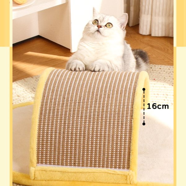 Katzen Kratzpappe, Schlapfen-Design, Robuste, für Katzen aller Größen, Bietet Spiel- und riesige Kratzfläche – Bild 2