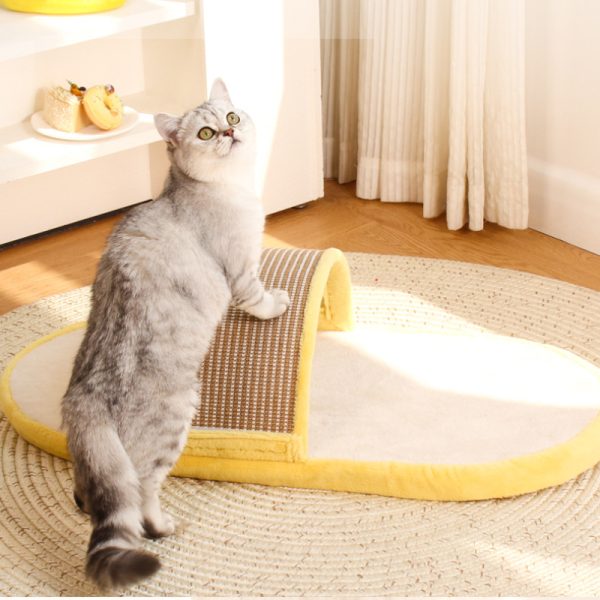Katzen Kratzpappe, Schlapfen-Design, Robuste, für Katzen aller Größen, Bietet Spiel- und riesige Kratzfläche – Bild 3